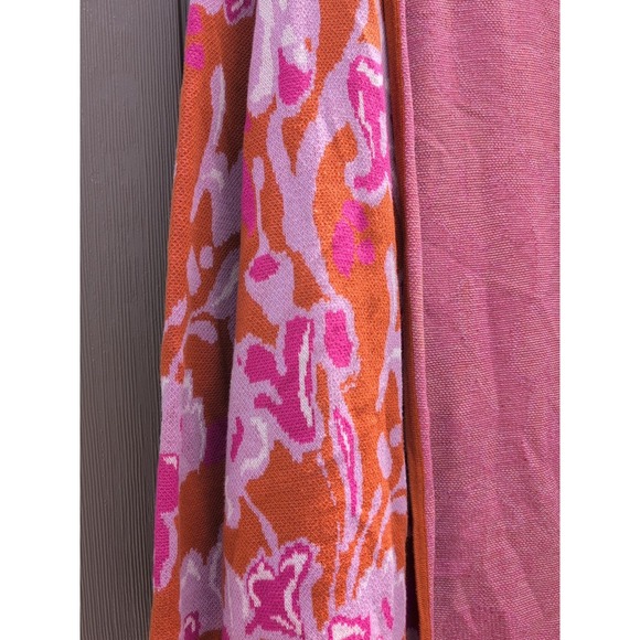 SOFT SURROUNDINGS Lelie Cardigan Sweater Soft Cotton Blend Orange‎ Pink Size XS - Picture 3 of 5